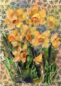 Handstitched Textile Collage