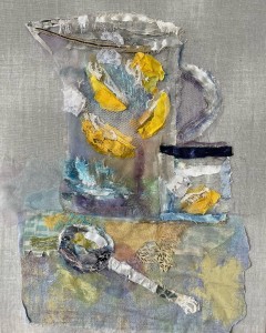 Handstitched Textile Collage